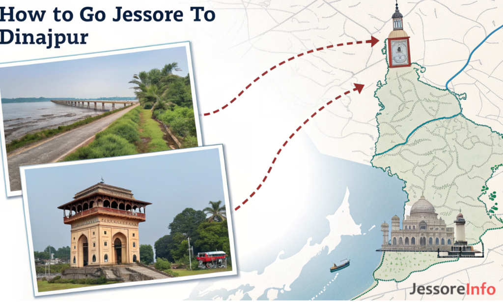 How to go Jessore to Dinajpur