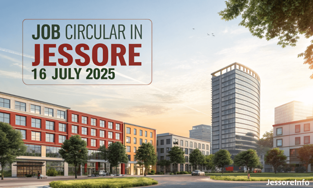Job Circular in Jessore 16 July 2025
