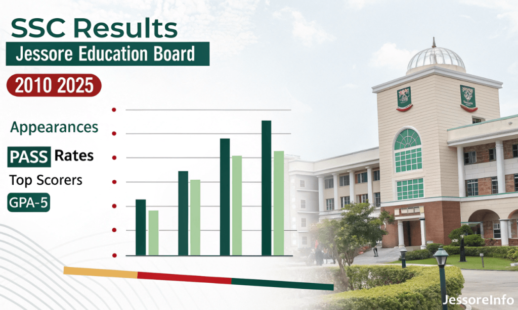 SSC Result Jessore Board 2010 to 2025