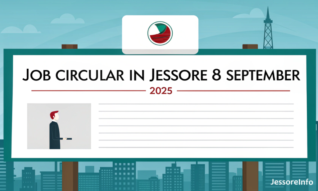 Job Circular in Jessore 8 September 2025